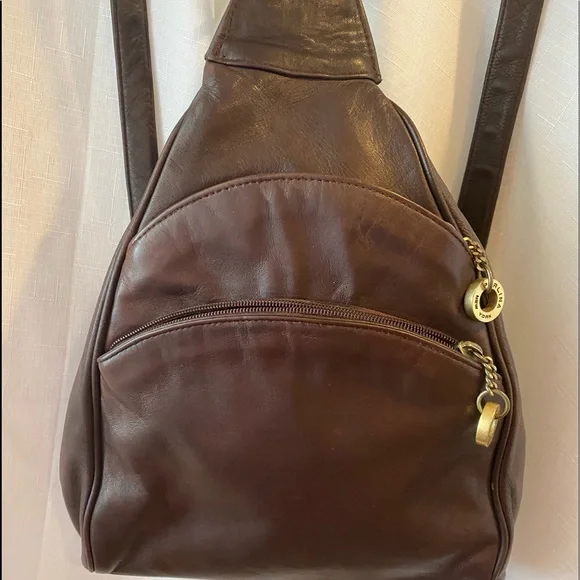 Perlina | Bags | Perlina Dark Chocolate Brown Leather  display picture 1